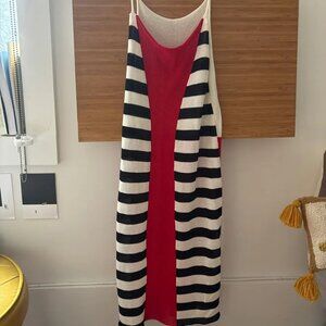 ECKHAUS LATTA  Striped knit dress